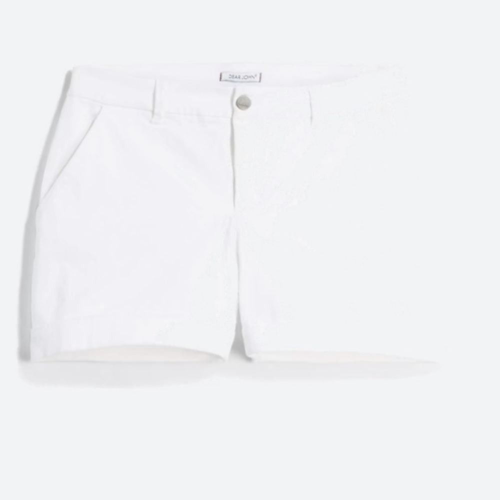 Finnegan cuffed short, white